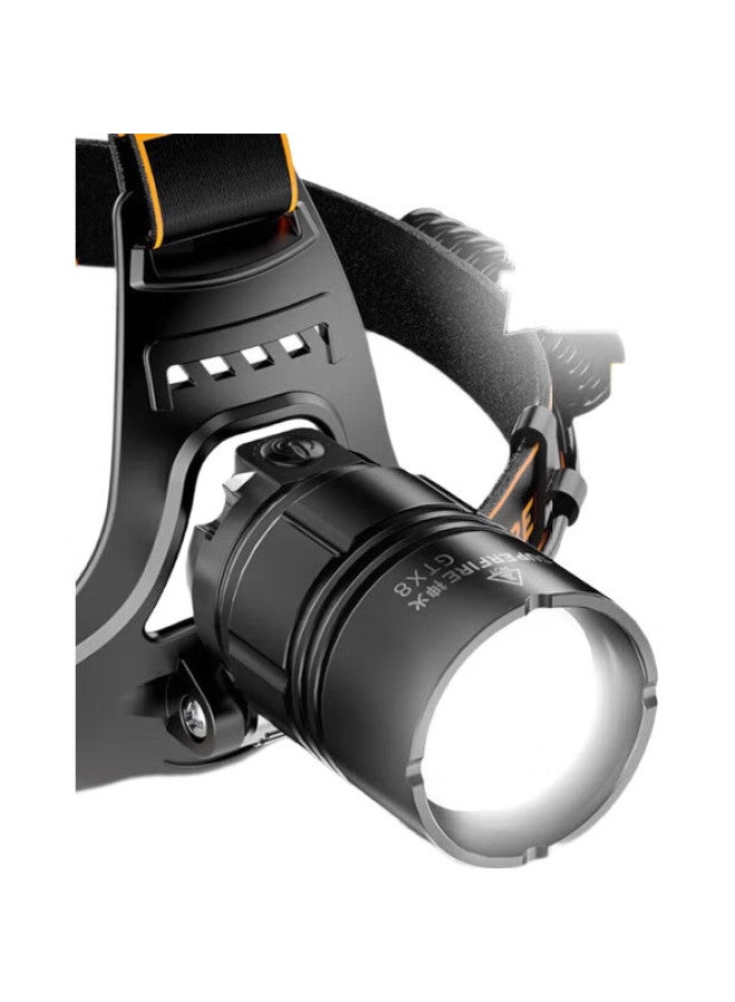 SupFire Gtx8 Headlamp, High Brightness, Long-Range, Long Battery Life, Night Fishing, Rechargeable, Waterproof, Head-Mounted Work Light - Image 3