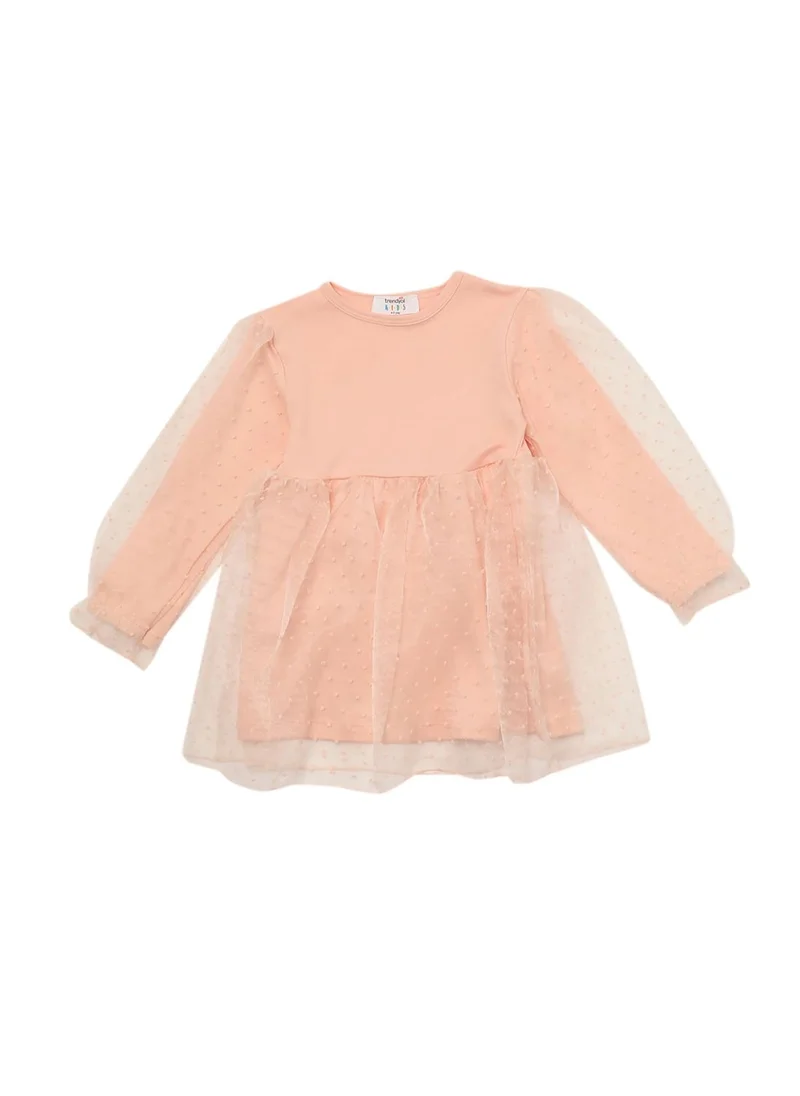 trendyol Kids Balloon Sleeve Tulle Dress