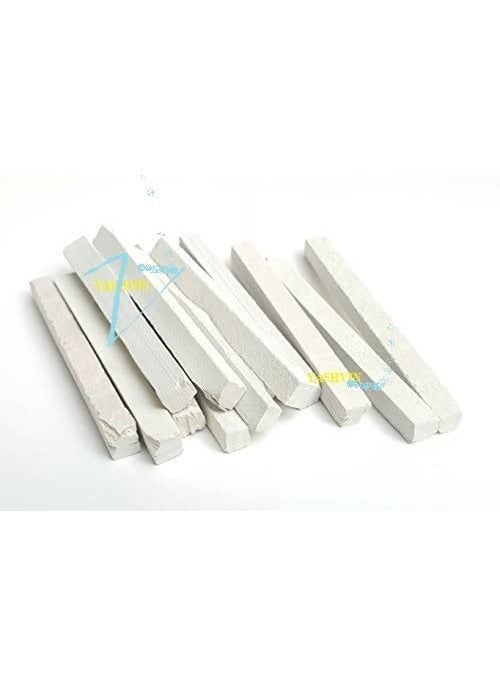 Yashvin White Natural Earthy Slate Bar Natural Limestone Slate Chalk Pencil Pack of 100 PCS Saleti Chalk AHNJ4053 