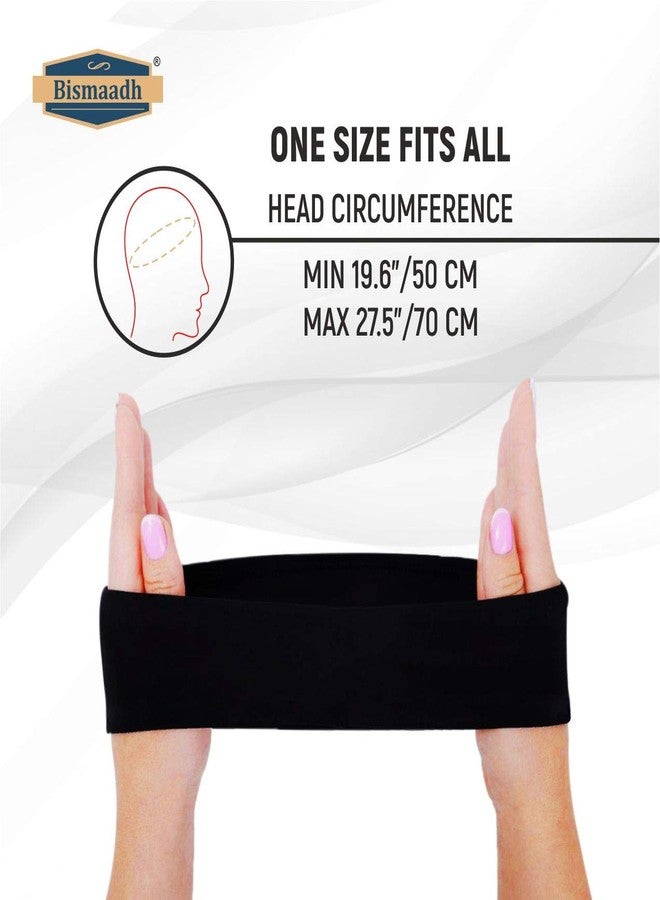 بسماد عصابة رأس رياضية مزدوجة الجوانب من بسماده للرجال والنساء - عصابة رأس رياضية ماصة للعرق للجري وركوب الدراجات والكريكيت وكرة القدم والتمارين الرياضية واليوغا والنادي الرياضي والأنشطة الرياضية - Image 4