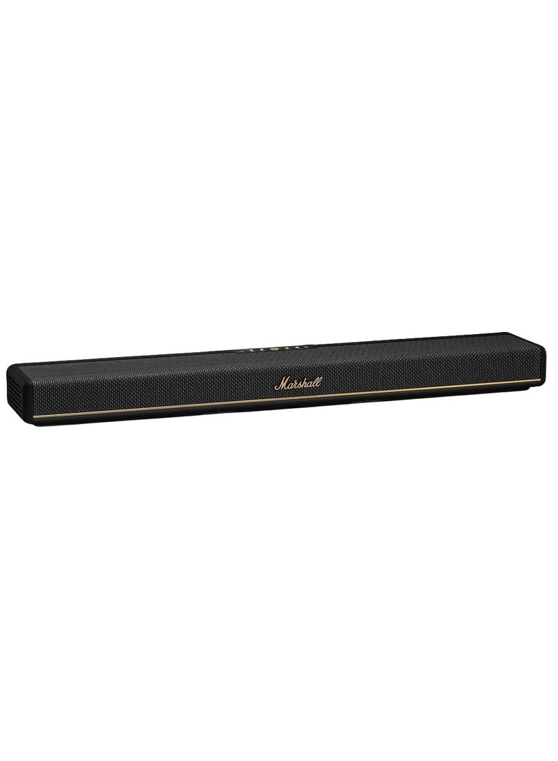 Marshall Heston 60 TV Soundbar with Dolby Atoms - Immersive Sound for Movies and Music / Powerful Bass / Sound Modes / App Control / Bluetooth 5.3V / Integrated Music Service - Black - Image 1