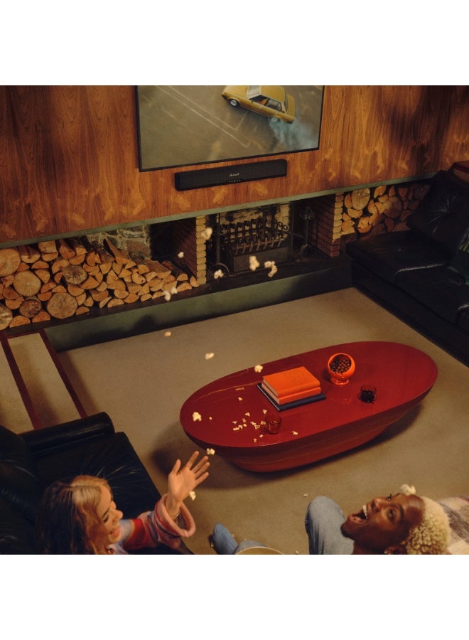 Marshall Heston 60 TV Soundbar with Dolby Atoms - Immersive Sound for Movies and Music / Powerful Bass / Sound Modes / App Control / Bluetooth 5.3V / Integrated Music Service - Black - Image 3