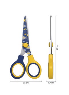 ErichKrause Scissors Junior Decor Submarine, with printing on blades, 13 cm (blister 1 pcs)  - Image 2