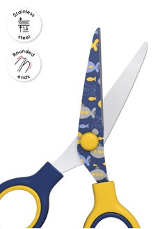 ErichKrause Scissors Junior Decor Submarine, with printing on blades, 13 cm (blister 1 pcs)  - Image 4