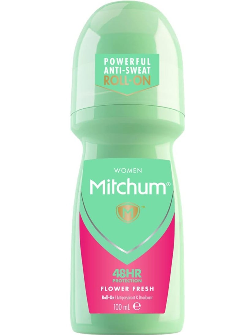 ميتشوم مزيل عرق ومضاد للتعرق برائحة الزهور المنعشة للنساء، حماية تدوم 48 ساعة، 100 مل - Image 1