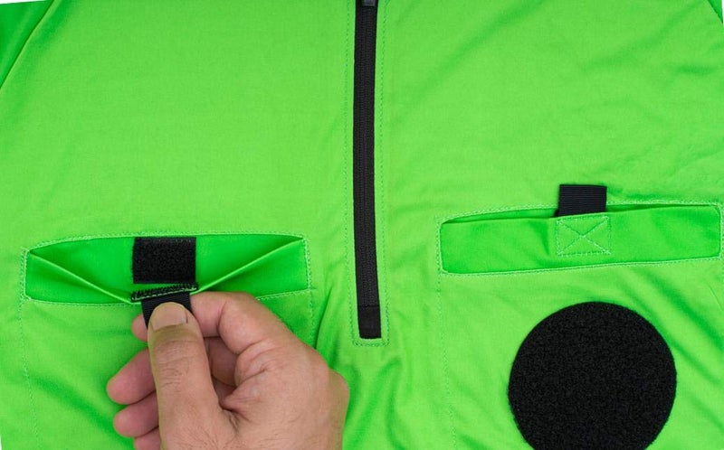 Total Soccer Factory New! 2018 Soccer Referee Jersey (2018 Green, Adult Small) - Image 2
