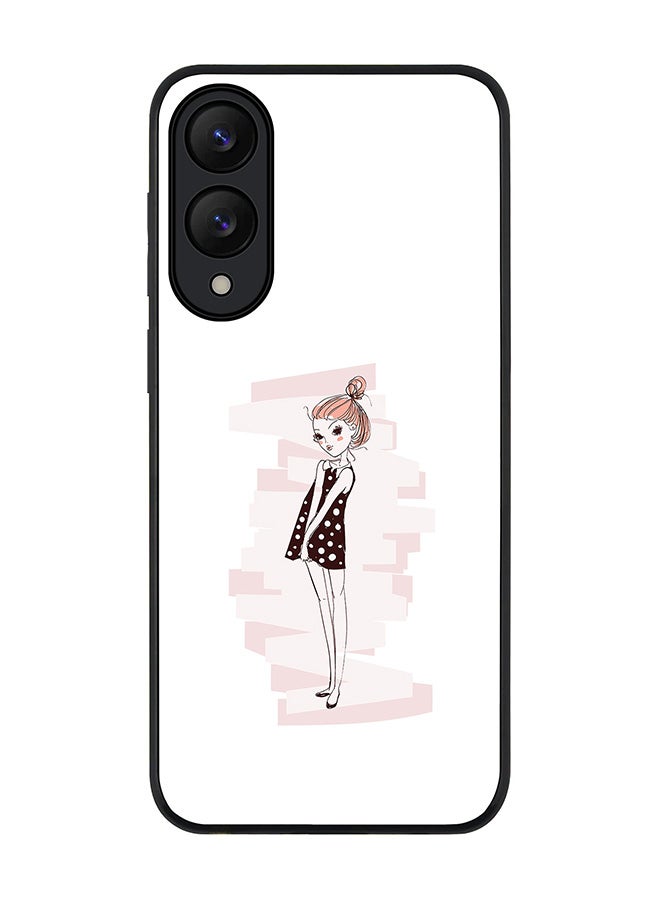 Stylizedd For Samsung Galaxy S25 Edge Case,Slim fit Camera Protection, Shockproof Thin Phone cover  - Shy Teen