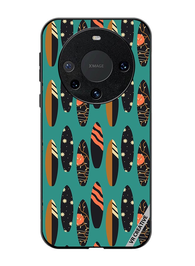 VR CREATIVE Protective Case Cover For Huawei Mate 60 Pro Plus Pattern With Surfboards Design Multicolour - Image 1