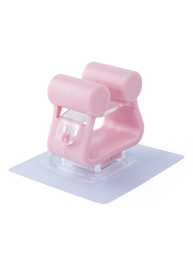 Wall Mounted Mop And Broom Holder Pink 