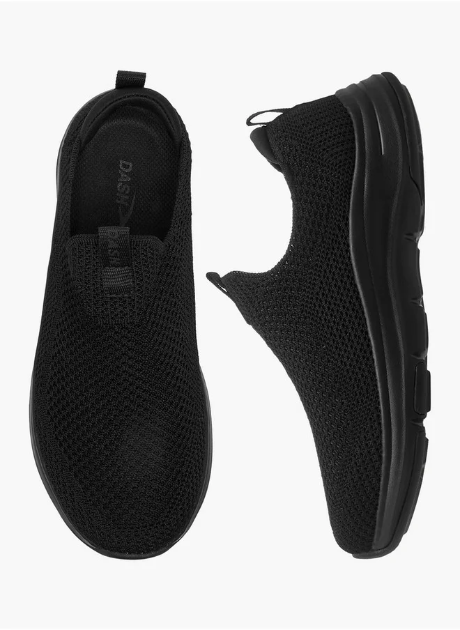 Dash Women's Textured Slip-on Sneakers with Pull Tab