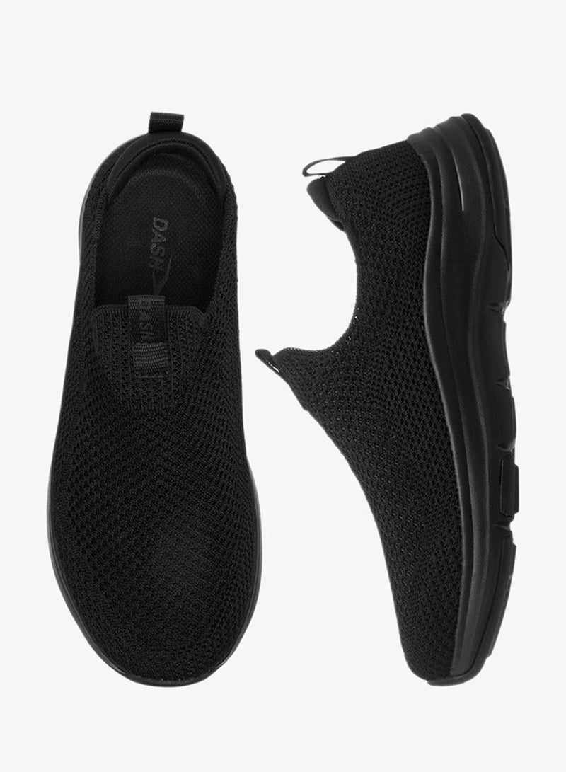 Dash Women's Textured Slip-on Sneakers with Pull Tab - Image 3