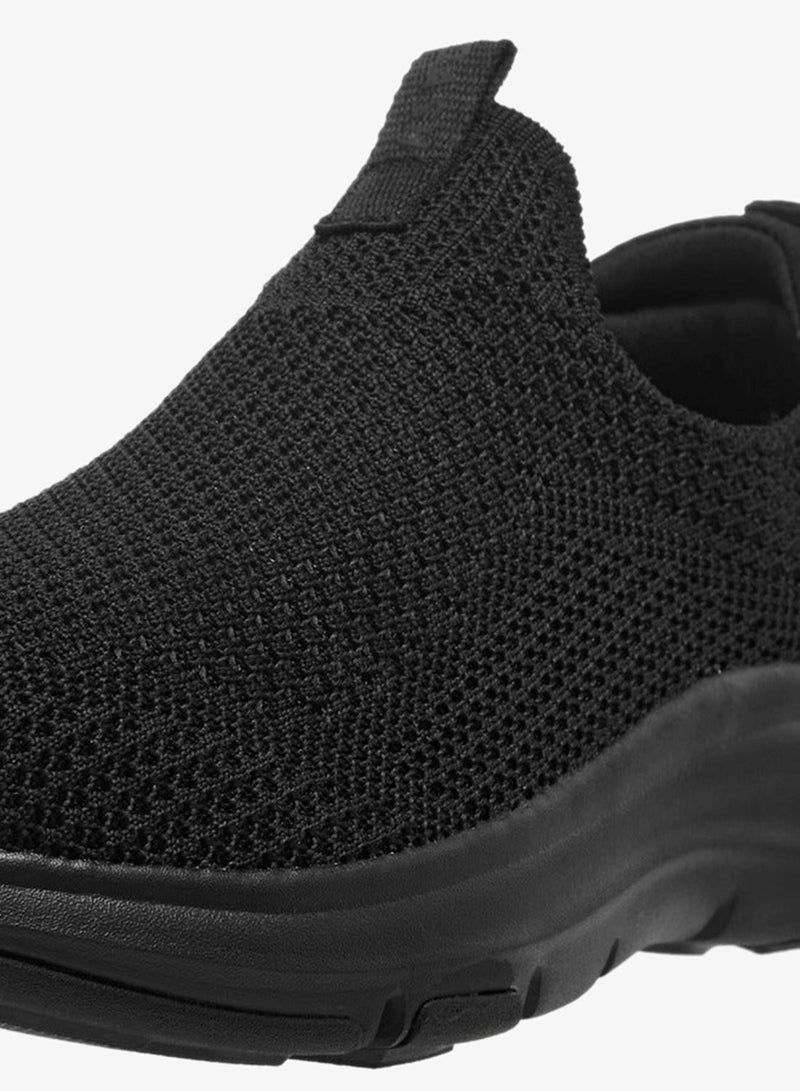 Dash Women's Textured Slip-on Sneakers with Pull Tab - Image 4