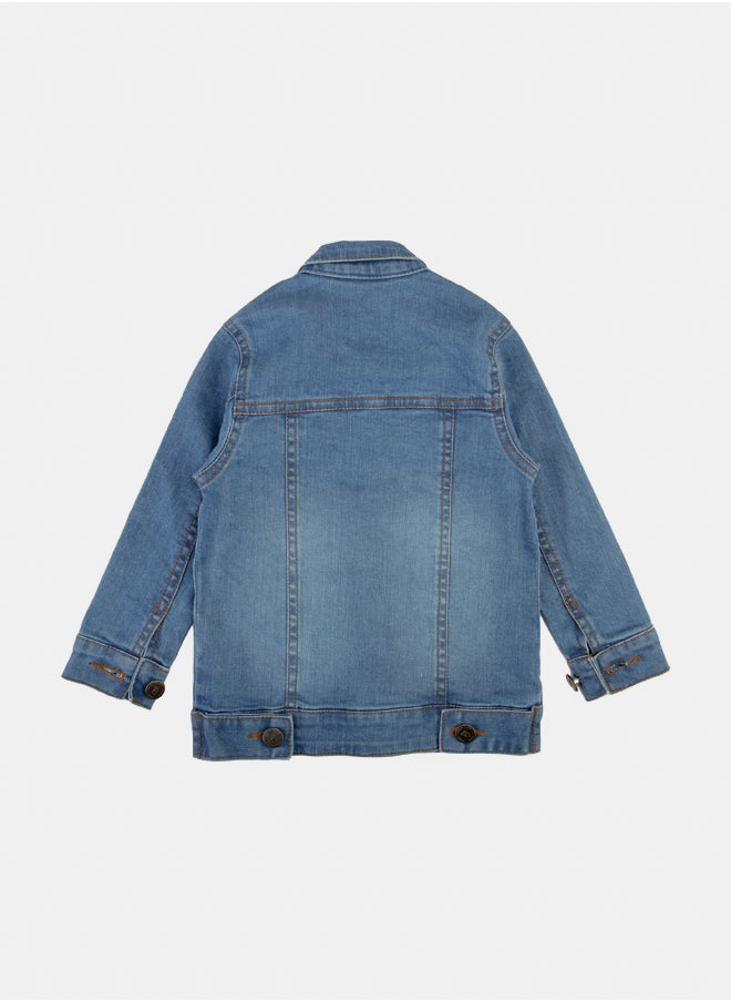 OWNKIDS Baby Girls Denim Jacket  - Image 2