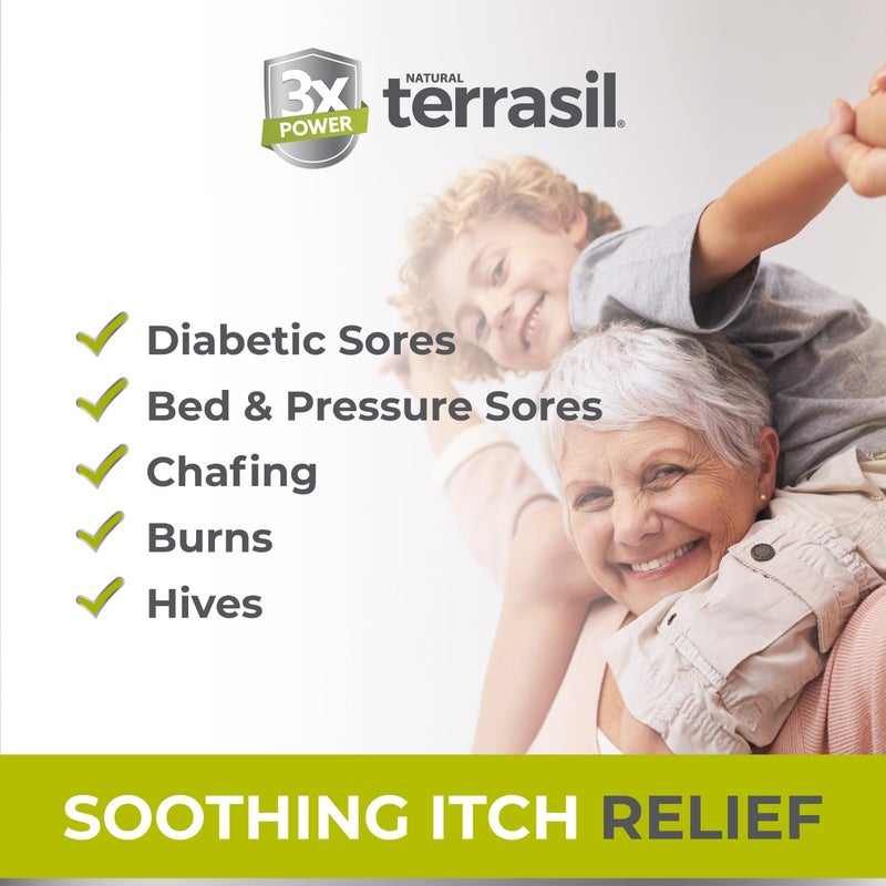 terrasil Calendula Soap Bar Relief for Irritated Itchy Skin Sensitive Skin Sores Hives AntiItch Soap Natural Gentle for Adults Kids Dermatologist Tested Hypoallergenic Approved 75g - Image 2