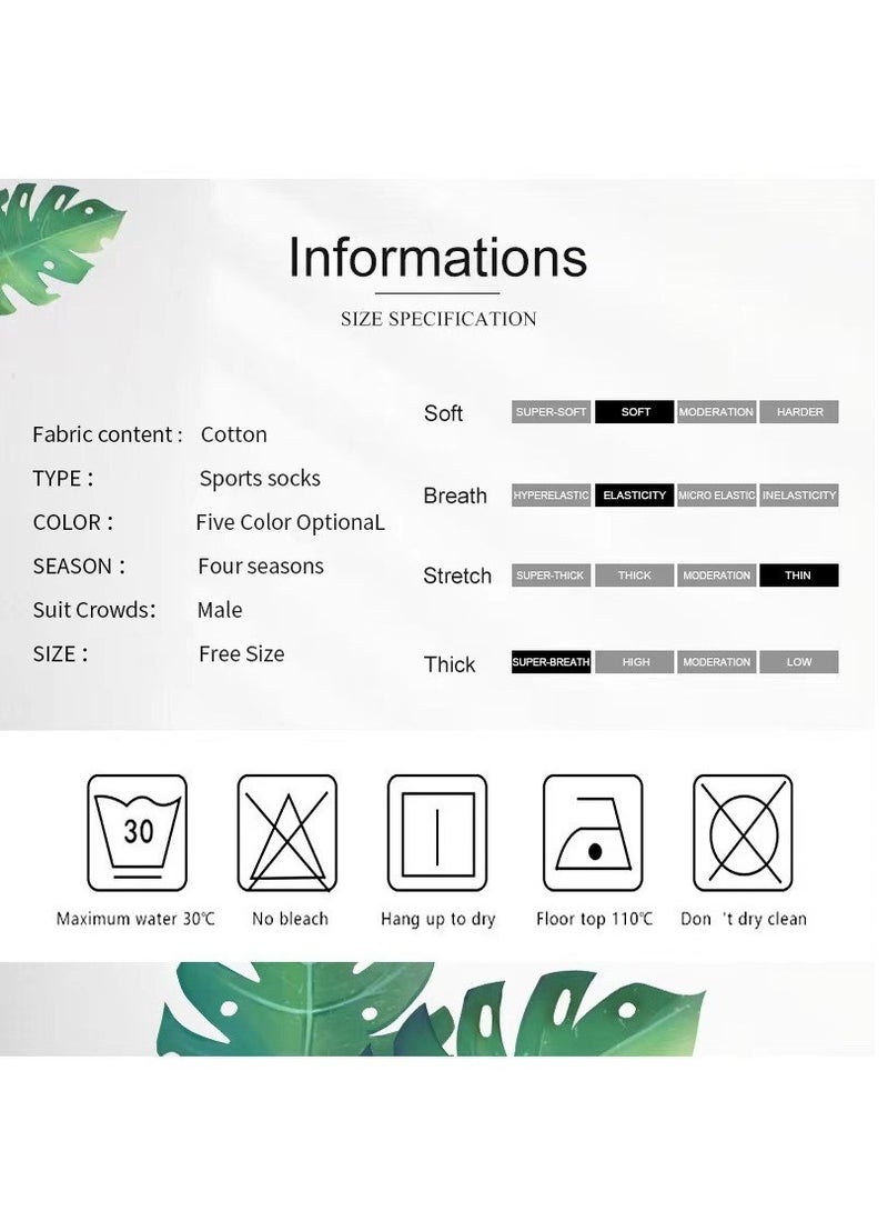 infino جوارب رياضية رجالية (5 عبوات) - قصة منخفضة ، ماصة للعرق ، مقاومة للرائحة ، راحة طوال الموسم - مثالية لأنماط الحياة النشطة ، الجري والملابس اليومية - مجموعة الجوارب المثالية للرجال - Image 4