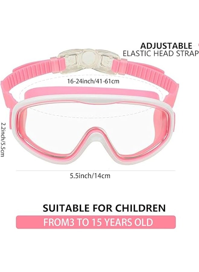 ZOXITY Kids Swim Goggles 2 Pack Anti-Fog Anti-UV Wide View Swimming Waterproof, no leakage,Goggles Pool Goggles for Kids 3-15 - Image 2