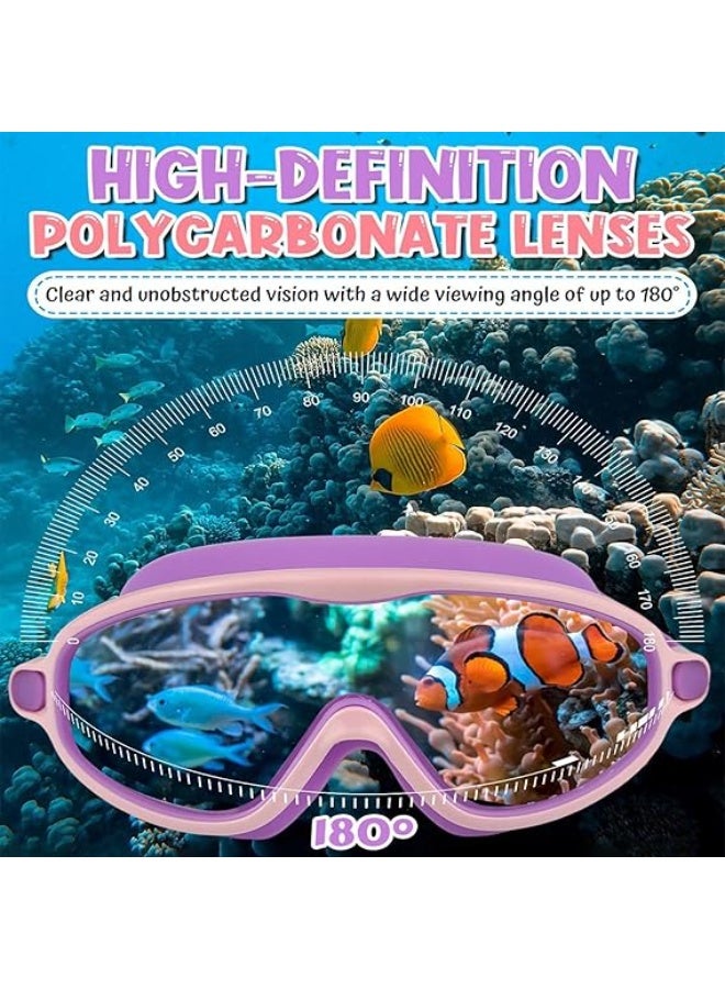 ZOXITY Kids Swim Goggles 2 Pack Anti-Fog Anti-UV Wide View Swimming Waterproof, no leakage,Goggles Pool Goggles for Kids 3-15 - Image 5