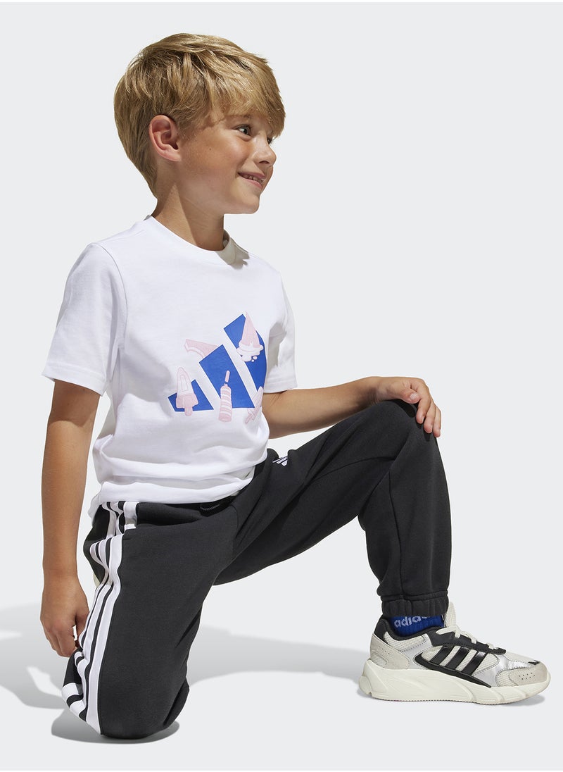 Adidas Kids Lounge Ice Graphic T-Shirt  - Image 5