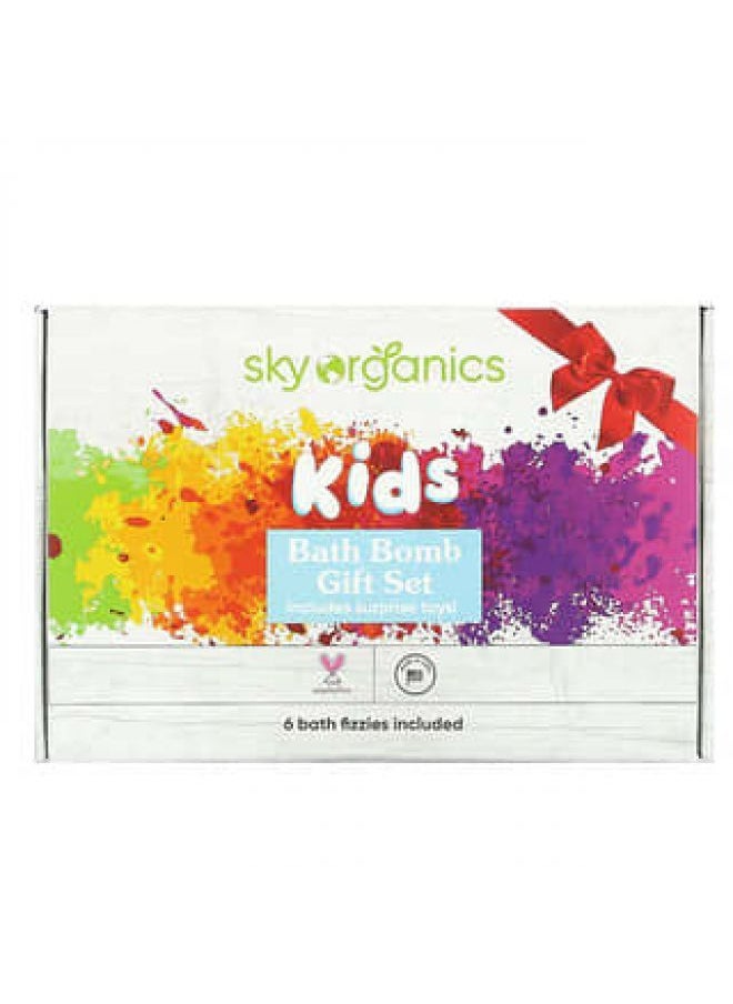 Sky Organics Sky Organics, Kids Bath Bomb Gift Set, 6 Bath Fizzies  - Image 2