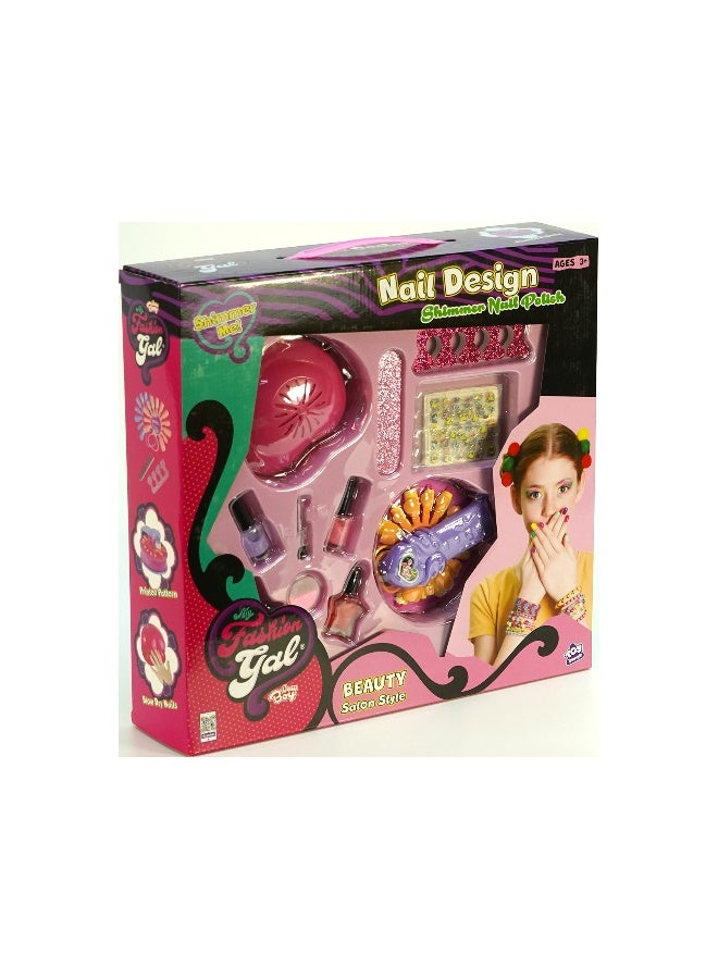 New Boy My Fashion Gal Nail Design Shimmer Nail Polish - Image 1