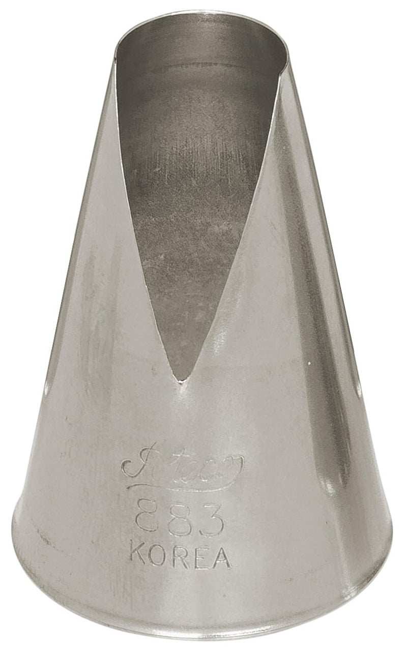 Ateco # 883 - St Honore Pastry Tip- Stainless Steel - Image 5