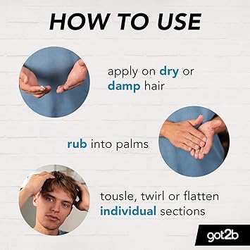 Got2b Beach Matt Medium Hold No Stickiness Matt Texture Hair Paste 100ml - Image 3