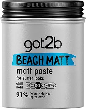 Got2b Beach Matt Medium Hold No Stickiness Matt Texture Hair Paste 100ml - Image 1