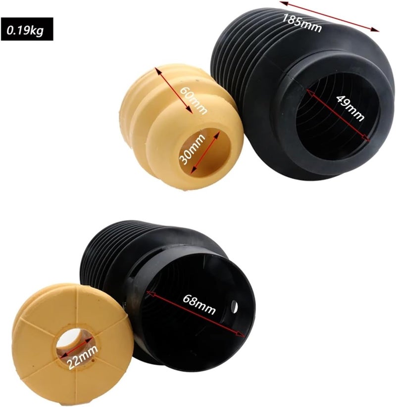 DEMULAX DB Front Dust Cover Shock Absorber Bellow Boot Set - Image 2