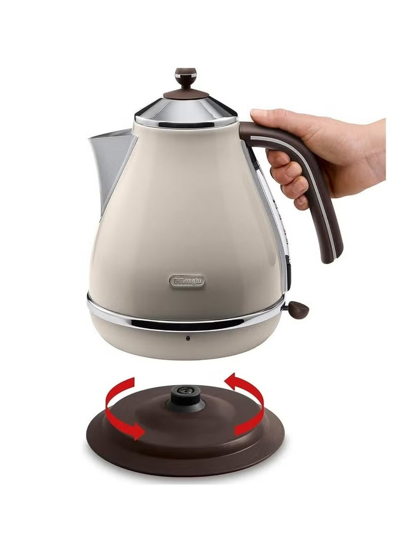 De'Longhi Vintage Quick Kettle - beige - Image 4