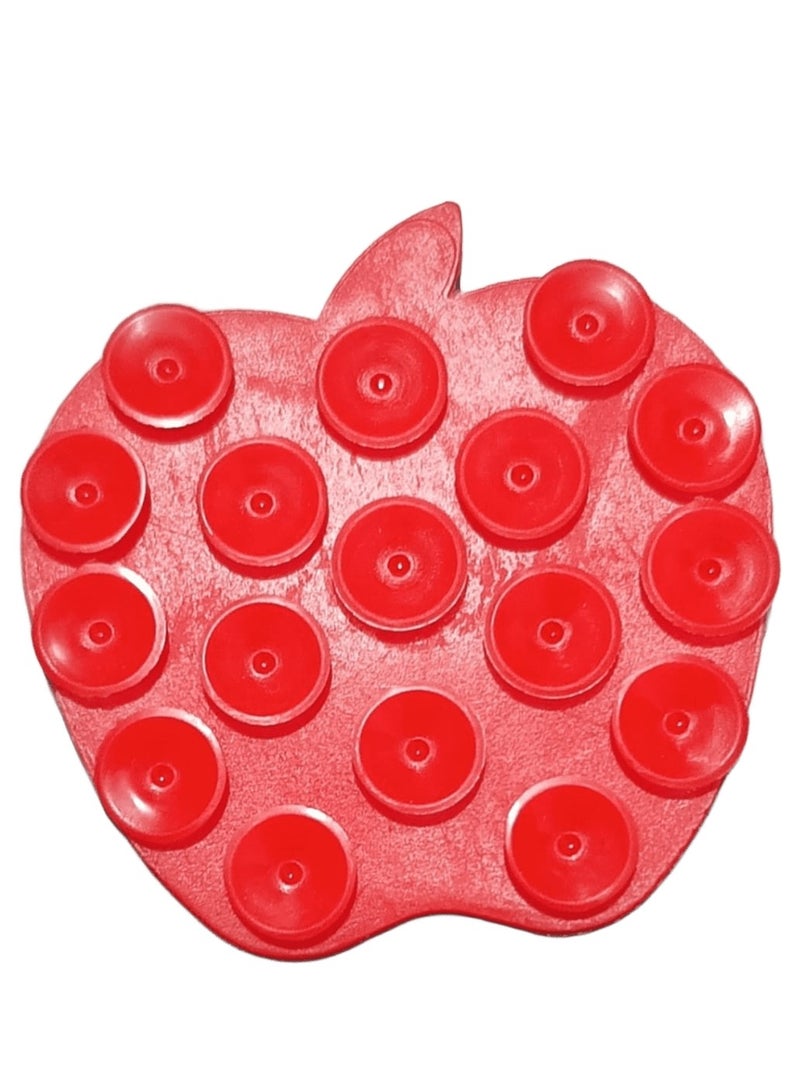 Silicone Adhesive Phone Holder, Adhesive Phone Holder for iPhone and Android Phones, Hands-Free Adhesive Phone Holder, Steady Phone Holder with Mirror for Selfies and Videos