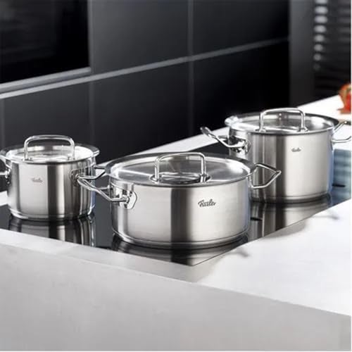 Fissler Original-Profi Collection Stainless Steel 7 Piece Set with Metal Lids - Image 3
