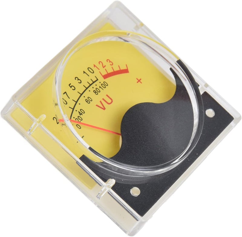 TS - R36W Pointer Type VU Meter, High Accuracy DB VU Meter Head, 500uA Analog Audio Level Indicator for DIY Recording Studio Home Car Sound System, Yellow Dial Without - Image 5