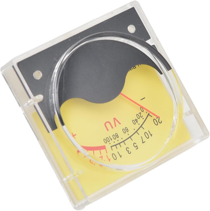 TS - R36W Pointer Type VU Meter, High Accuracy DB VU Meter Head, 500uA Analog Audio Level Indicator for DIY Recording Studio Home Car Sound System, Yellow Dial Without - Image 4