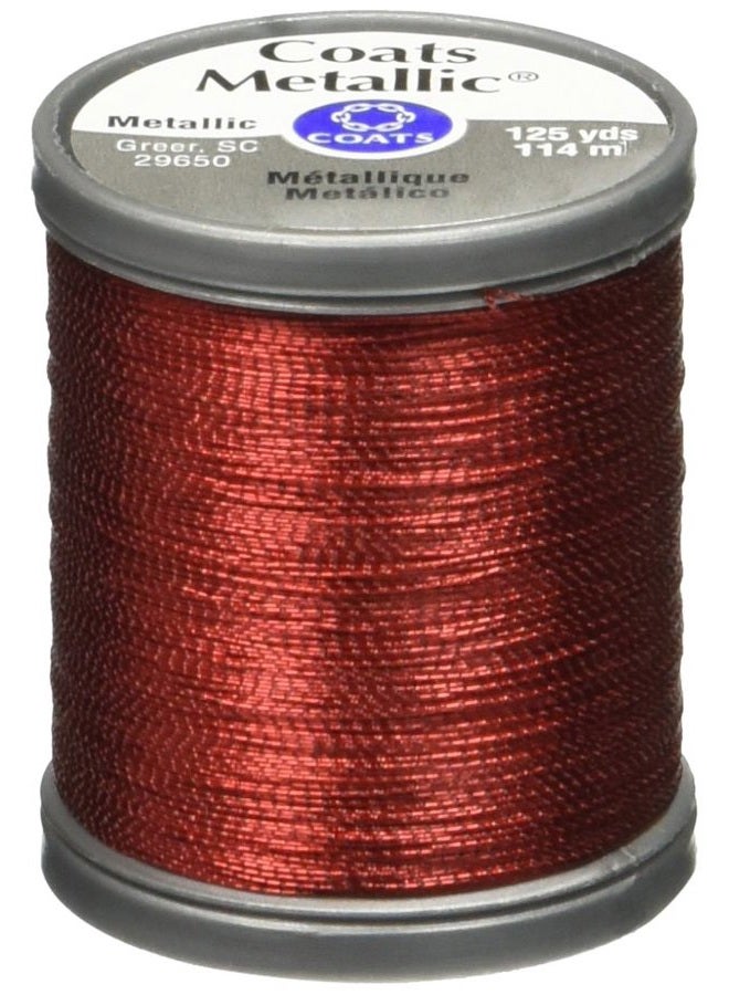 S990-9470 Metallic Thread, 125-Yard, Ruby