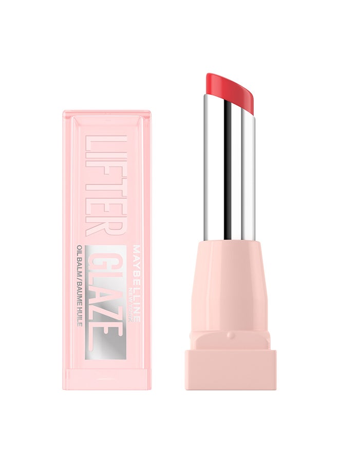 Maybelline New York Lifter Glaze Oil Balm, Hydrating Oil Balm With Hyaluronic Acid, Up to 24H Hydration, Peach Quenc 005 - Image 1