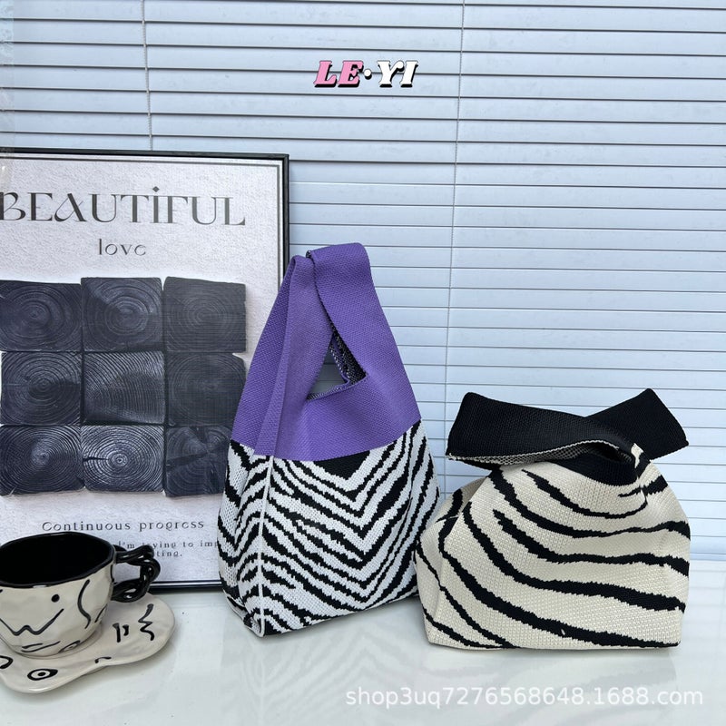 2025 Spring And Retro Double-Sided Spell Bag Bohemian Style Texturized Shoulder Bag Large Capacity Shopping Bag - Image 4