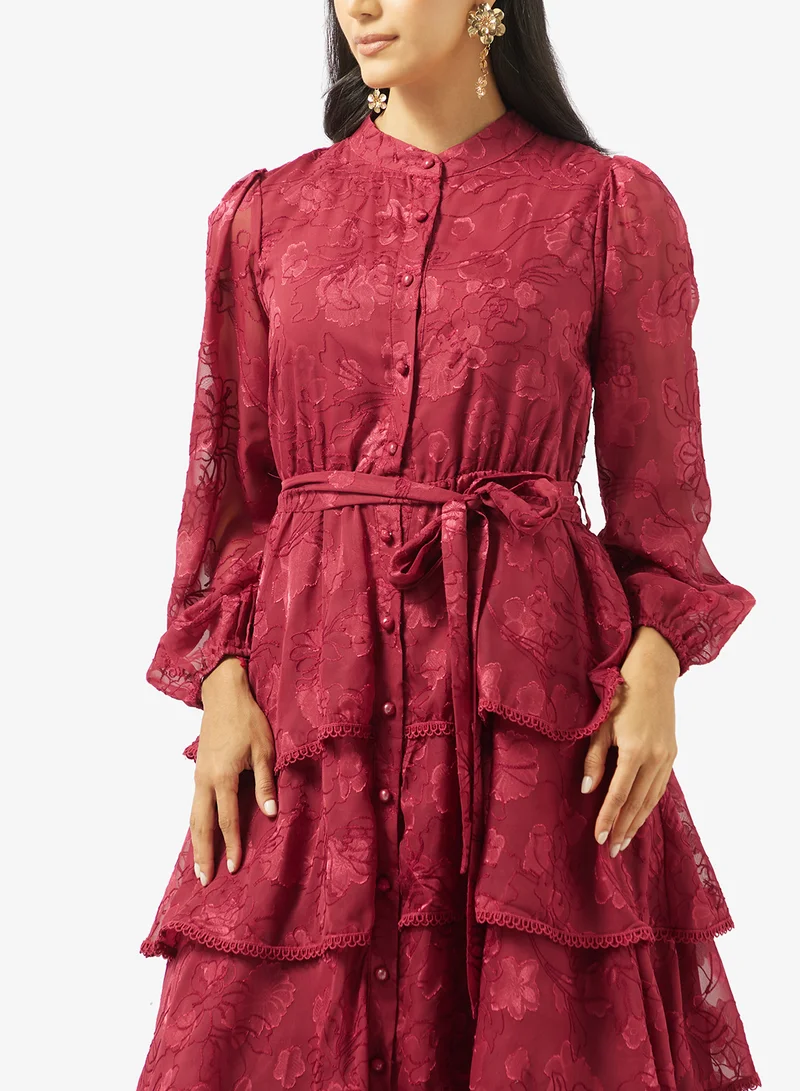 Khizana  Tiered A-libe Dress for Women | Best Price UAE