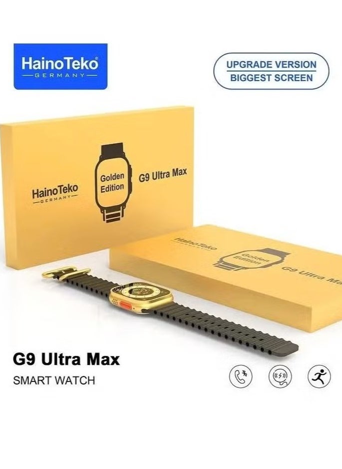 Haino Teko - G9 Ultra Max Smart Watch | 1.7” HD Touchscreen, Heart Rate Monitor, Fitness Tracker, Sleep Analysis, Long Battery Life, Notifications | Compatible with iOS & Android | Stylish Smartwatch for Men & Women - Image 1