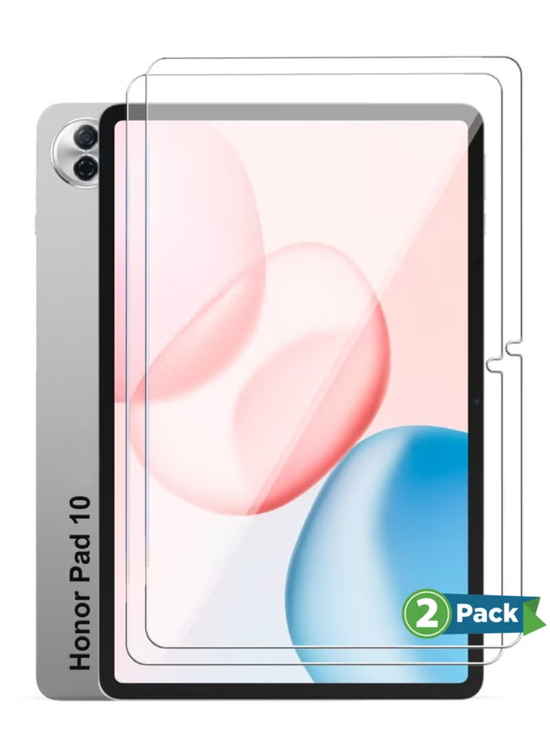 جهاز Honor Pad 10  واقي شاشة من قطعتين، واقي شاشة من الزجاج المقوى عالي الوضوح، مق - Image 1