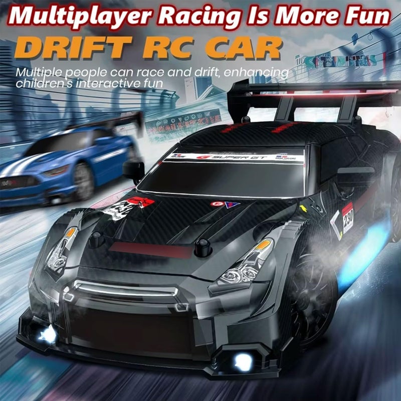 NALACAL 1:24 Scale RC Drift Car 4WD 2.4GHz High Speed Racing Toy with LED Lights - Image 2