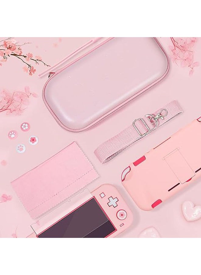 General Switch Lite Cover Accessory Set, Hard Shell Storage Bag Travel Set with Hard Case, Screen Protector and Thumb Grip Cap for Nintendo Switch Lite Playstation 9-in-1  - Image 5