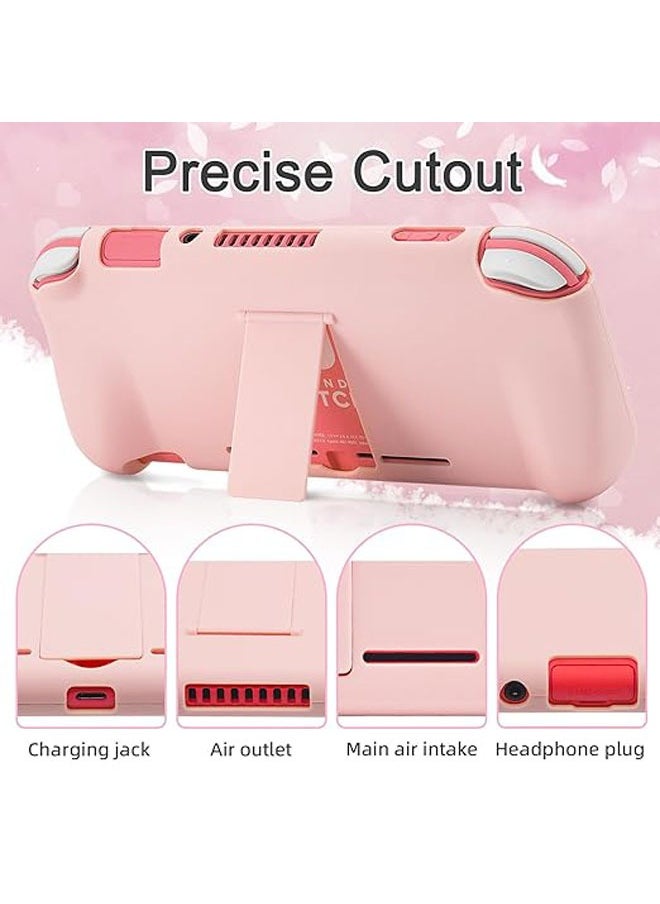General Switch Lite Cover Accessory Set, Hard Shell Storage Bag Travel Set with Hard Case, Screen Protector and Thumb Grip Cap for Nintendo Switch Lite Playstation 9-in-1  - Image 4