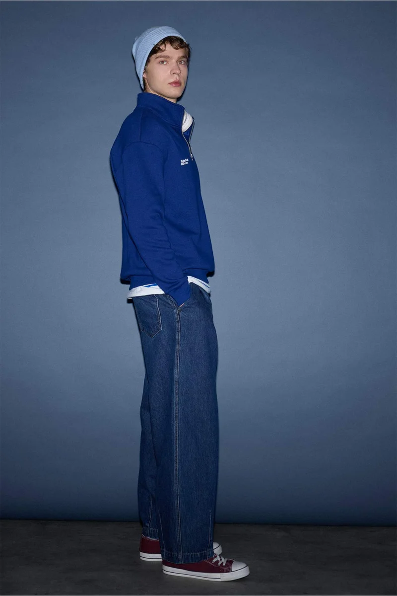 DeFacto Fixed Waist Barrel Fit Jeans