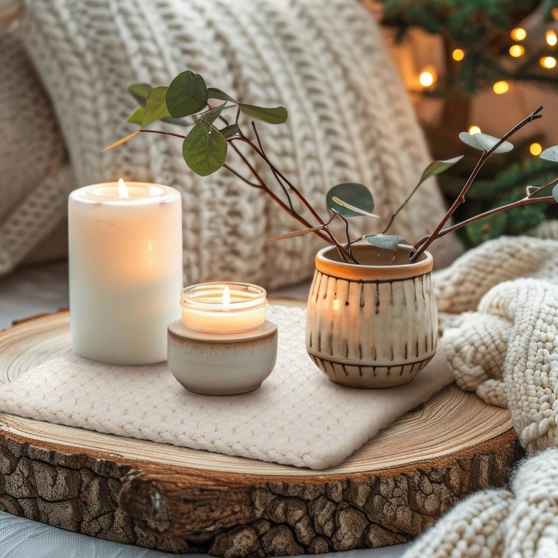 Breling 8" Thick Crocheted Pot Holders Neutral Square Cotton Woven Coasters Hot Pads Heat Resistant Handmade Place Mats for Home Dining for Tea Cups, Pots, Drinks and Hot Dishes - Image 3