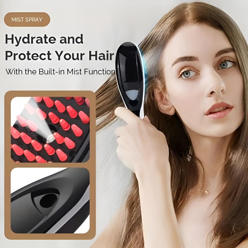 Nano Steamer - All-Inclusive Hair Tool Combining Ultrasonic Mist and Vibrating Massage to Enhance Serum Absorption and Relieve Head Tension - Image 3
