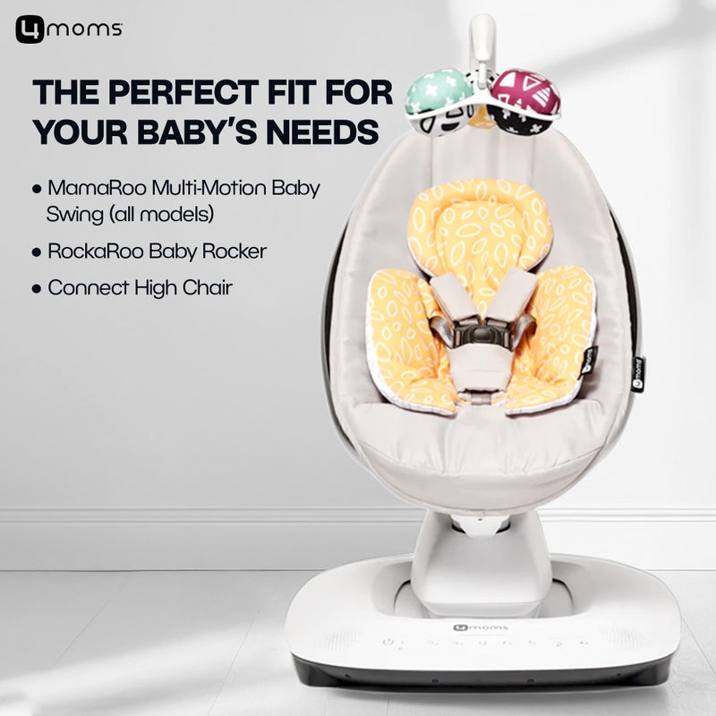 4moms RockaRoo and MamaRoo Infant Insert, Machine Washable, Cool Mesh Fabric, Reversible Design, Mint - Image 2