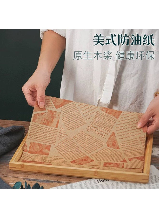 Healthy Parchment Paper Alternative to Traditional Paper Use for Serving Food and Sandwiches - Quickly Absorbs Oils and Liquids - Image 1