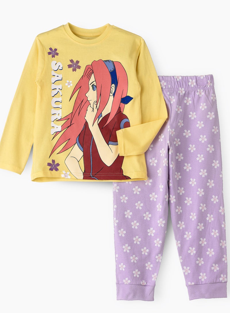 Naruto Girls Pyjama Set - Image 1