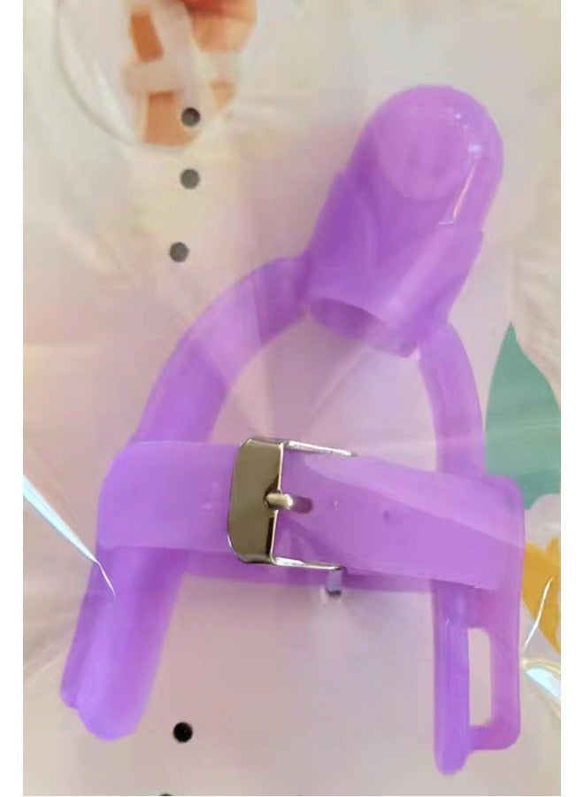 واقٍ لوقف مص الإبهام من السيليكون غير السام مع مادة عالية الجودة (بنفسجي) - Image 1
