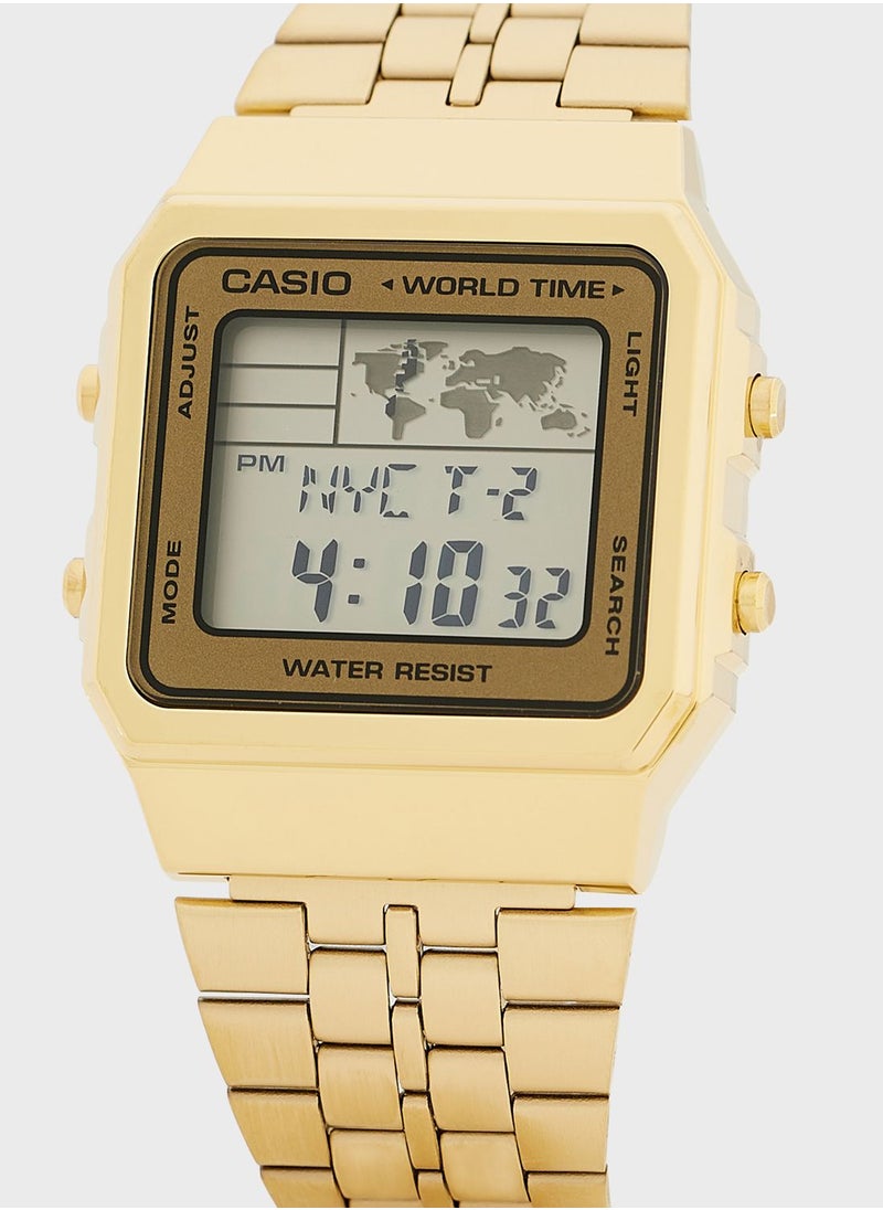 CASIO - Steel Strap Digital Watch - Image 1